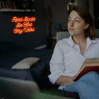 Read Books Be Kind Stay Weird – néon LED (5 V USB)