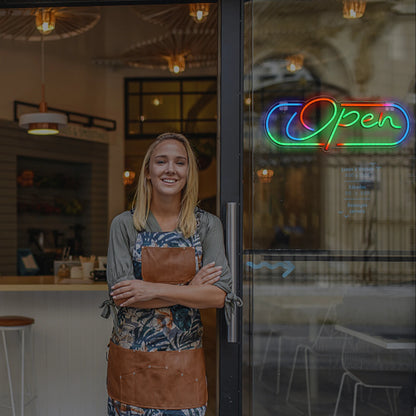 RGB Åben 5V USB LED Skilt - Prisvenlig