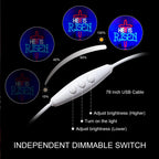 HE IS RISEN – Križ – LED neonski napis (5 V USB)