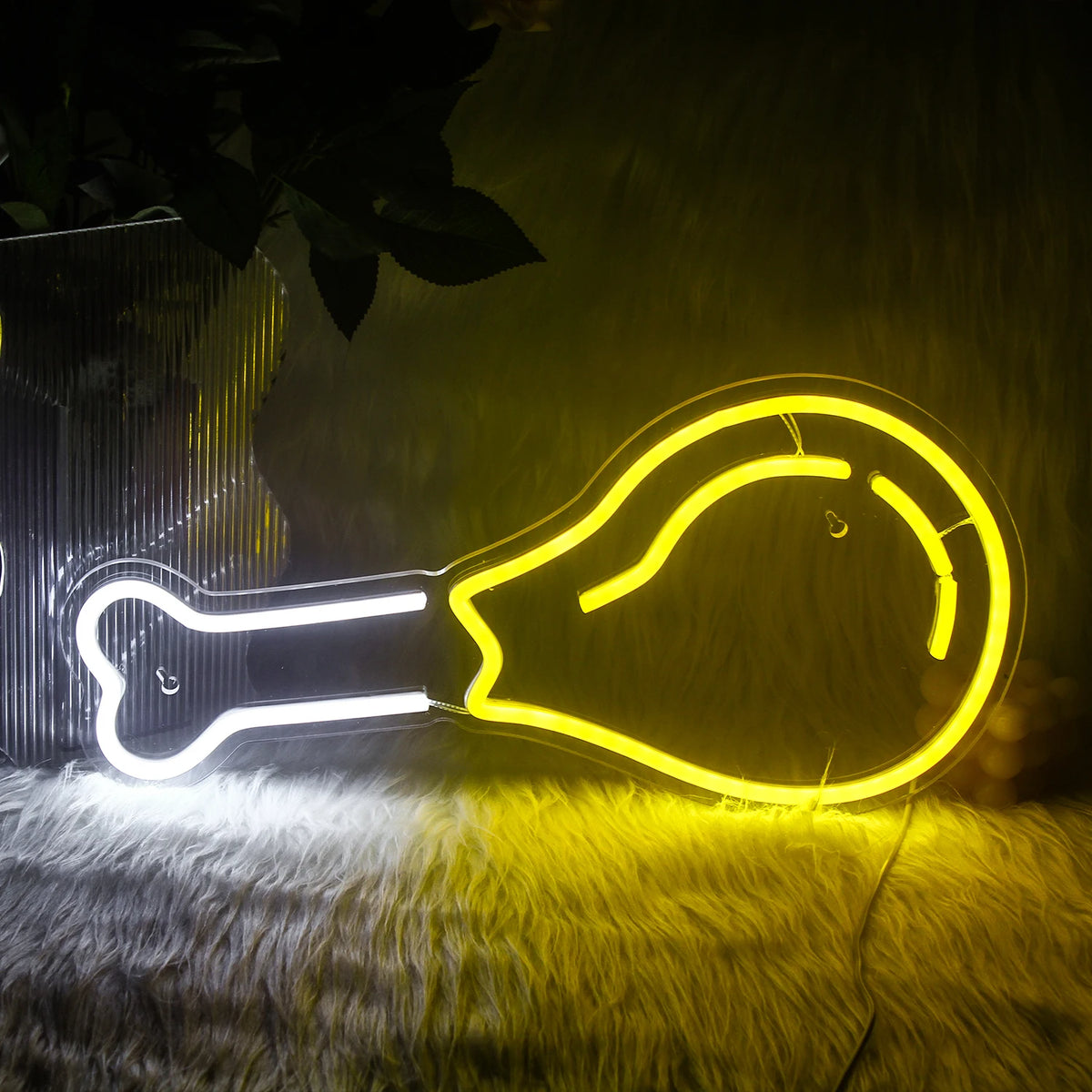 Pildil on särav käsitsi valmistatud LED-neoonmärk, mille on loonud kaubamärk The Art Neon.