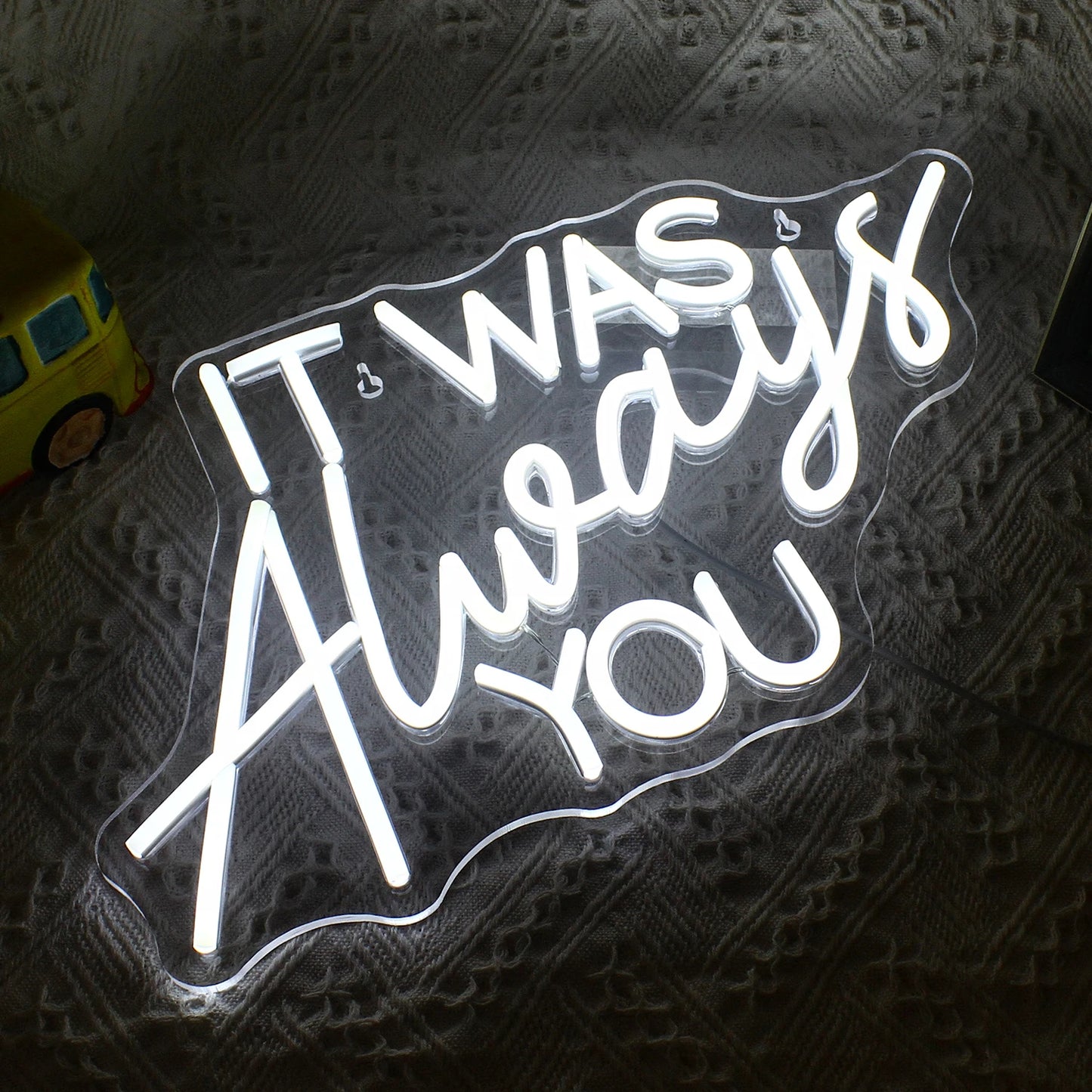 It Was Always You 5V Mini USB LED Neon Sign - Budget Friendly