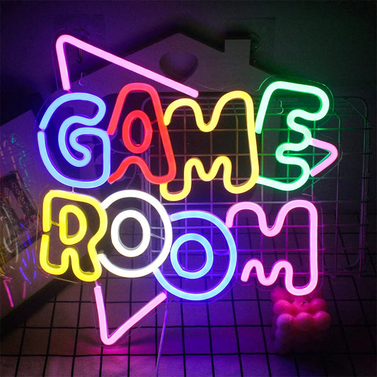 Game 5V Mini USB LED Neon Sign - Budget Friendly