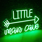 LITTLE man cave – Nyíl – LED-neon felirat (5 V USB)