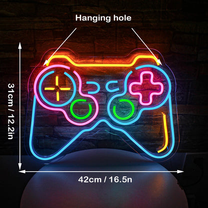 Game Room Decor 5V Mini USB LED Neon Sign - Budget Friendly