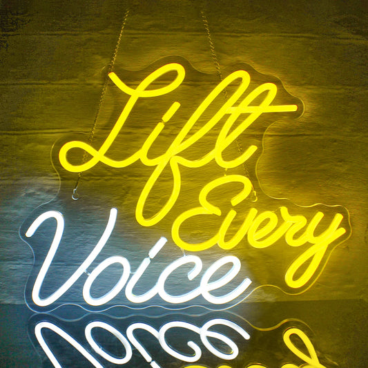 Life Every Voice 5V Mini USB LED Neon Sign - Budget Friendly