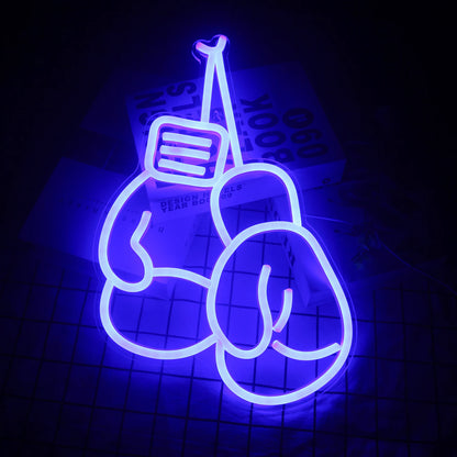 Boxing Gloves 5V USB LED Neon Sign - Budget Friendly