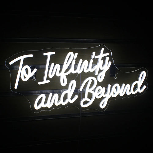 To Infinity and Beyond – napis LED (5 V USB)