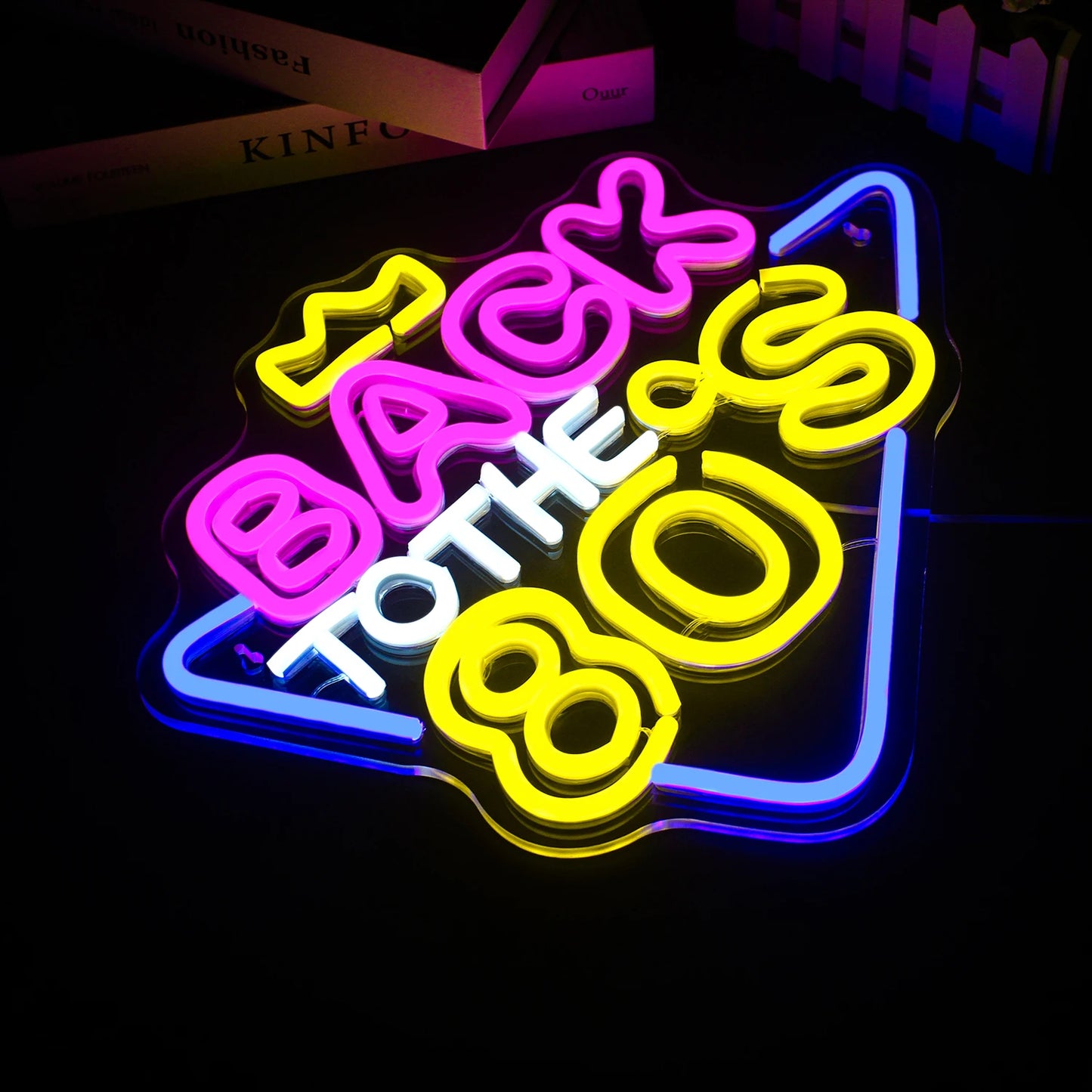 Back to the 80s 5V Mini USB LED Neon Sign - Budget Friendly