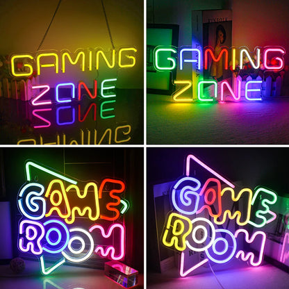 Gaming Series 5V Mini USB LED Neon Sign - Budget Friendly