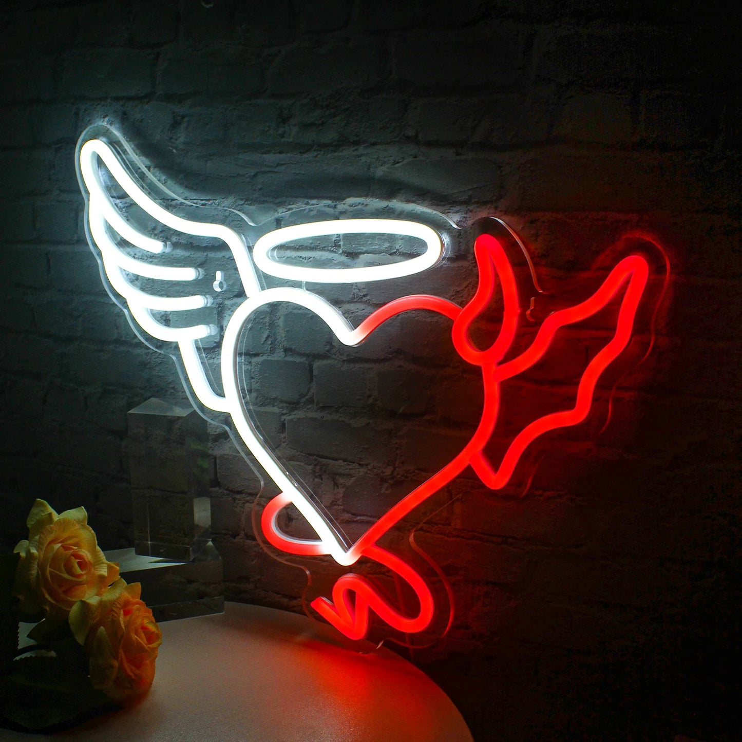 Heart 5V Mini USB LED Neon Sign - Budget Friendly