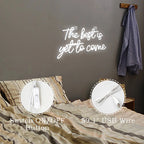The Best is Yet to Come – LED neonski natpis (5 V USB)