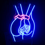 Umriss eines Frauenkörpers – LED-Neonschild (5 V USB)