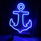 Nap és szörfdeszka – LED-neon dekoráció (5 V USB)