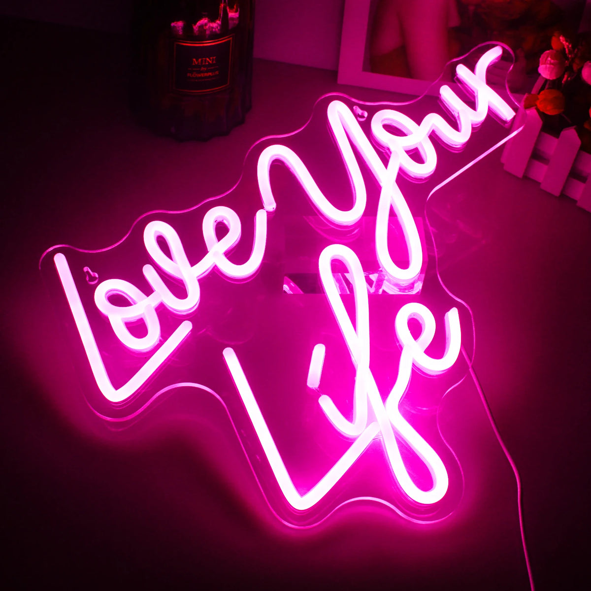 Love Your Life – LED-neonbord (5 V USB)