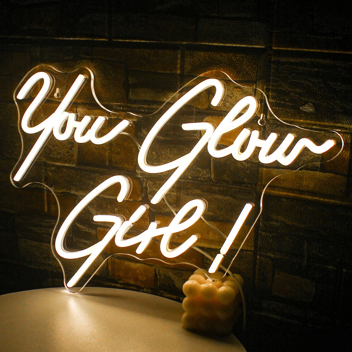 You Glow Girl – LED neónový nápis (5 V USB)