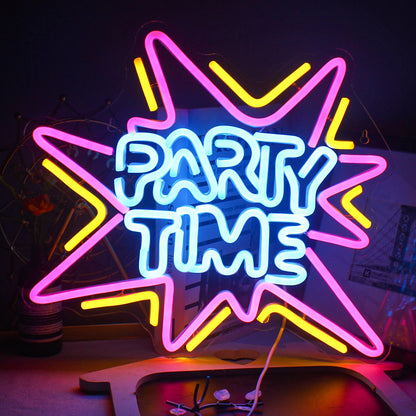 LED Let's Party 5V Mini USB LED Neon Sign - Budget Friendly