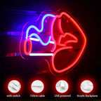 Női ajkak cigarettával – LED-neon dekoráció (5 V USB)