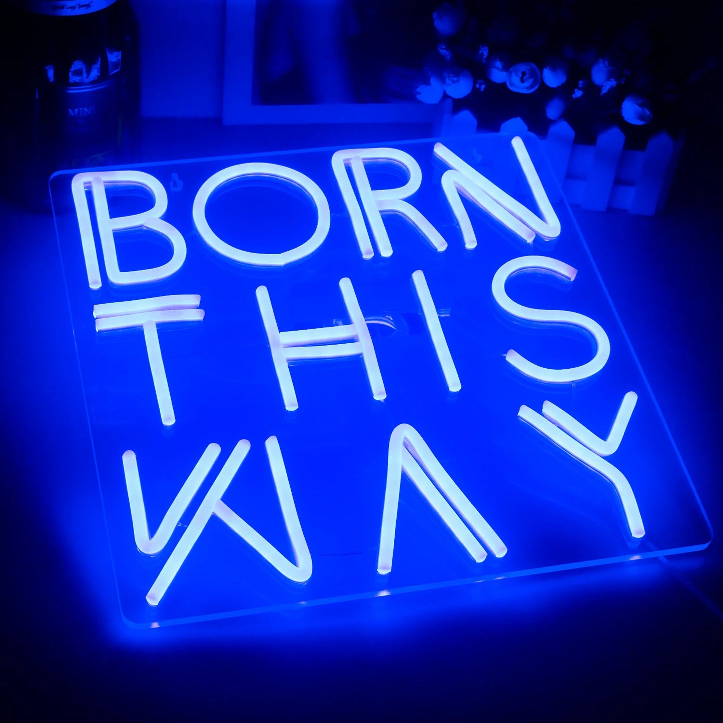 Born This Way 5V Mini USB LED Neon Sign - Budget Friendly