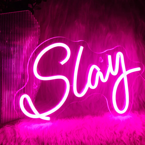 Slay – reclamă luminoasă neon LED (5 V USB)