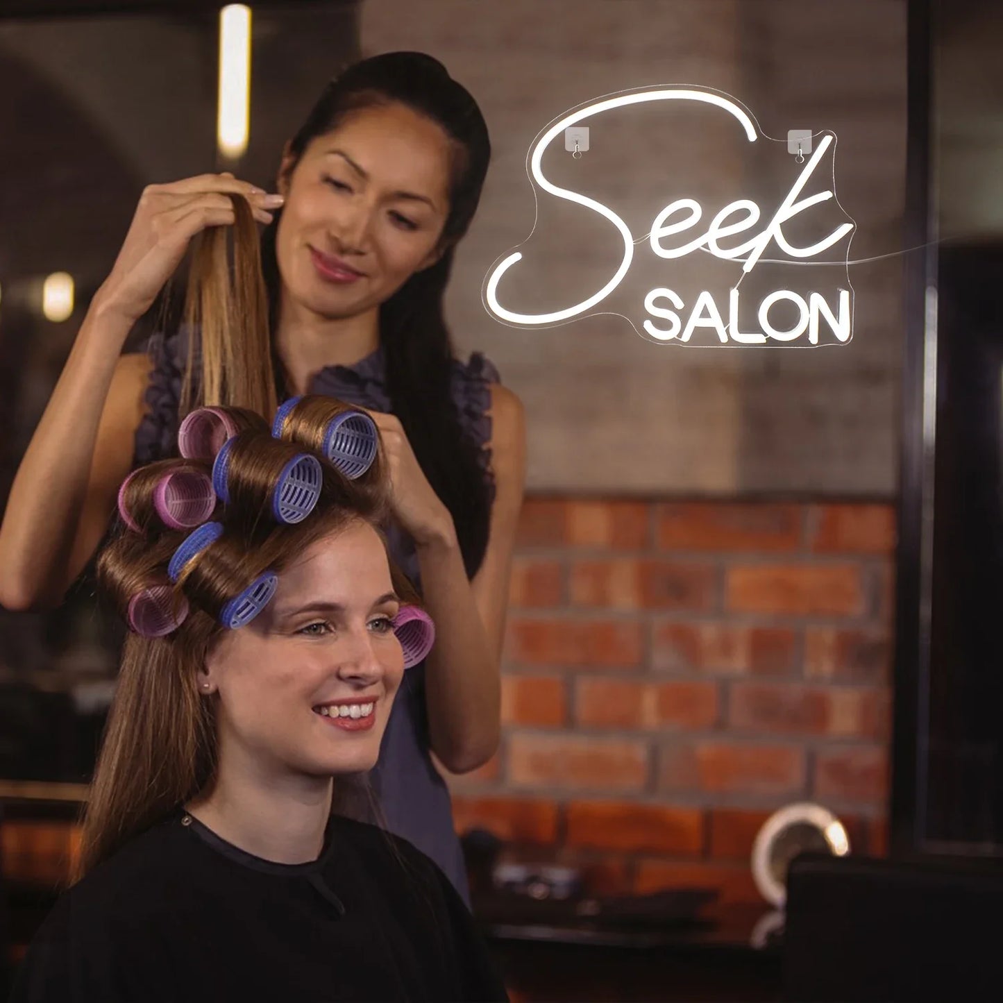 Seek SALON 5V USB LED Neon Sign - Budget Friendly