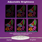 Havfruehaler – LED-neonskilt (5 V USB)