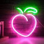 Peach 5V USB LED Neon Sign - Budget Friendly