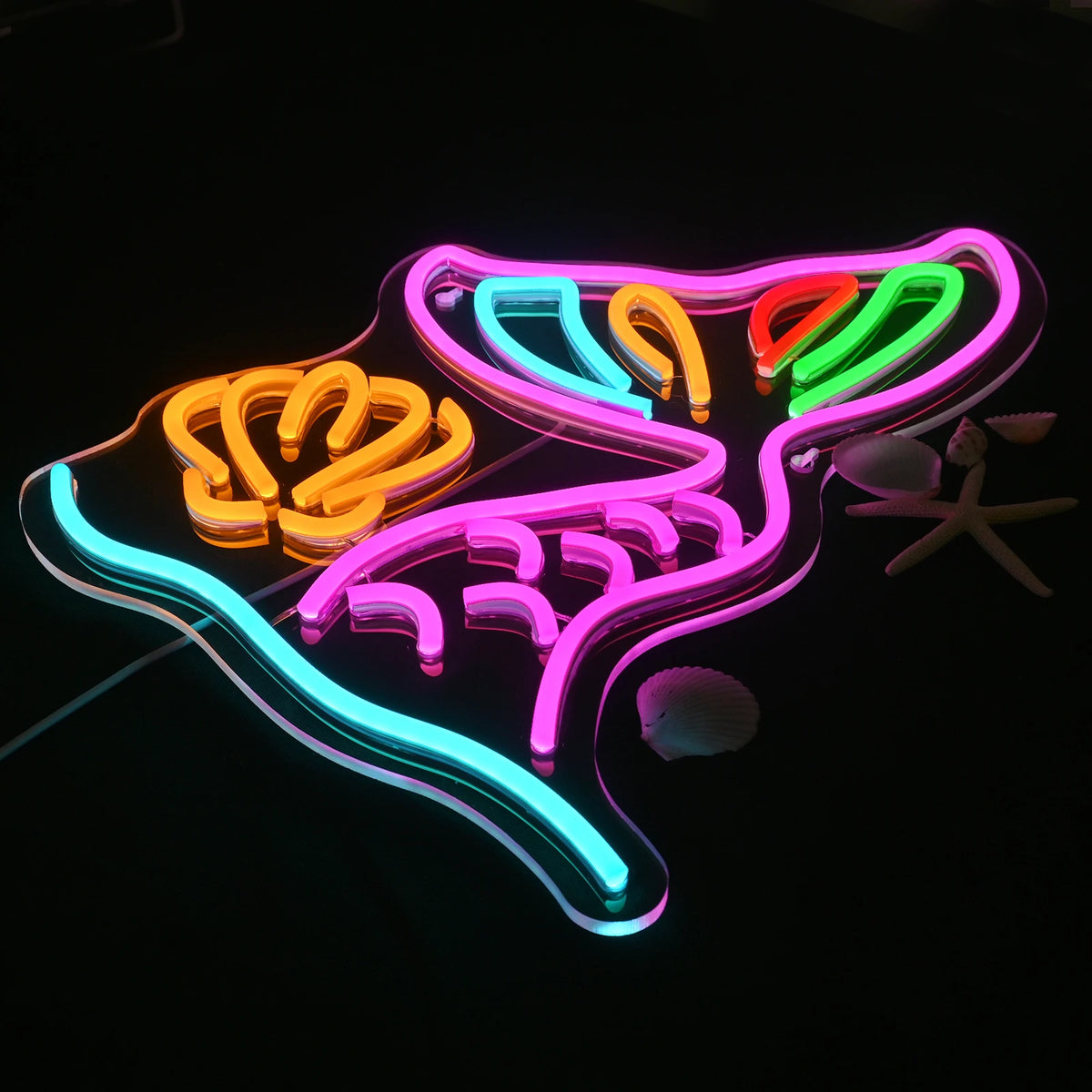 Sellőfarok – LED-neon dekoráció (5 V USB)