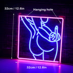 Kontur kobiecego ciała – neon LED (5 V USB)