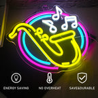 Saksofon – neon LED (5 V USB)