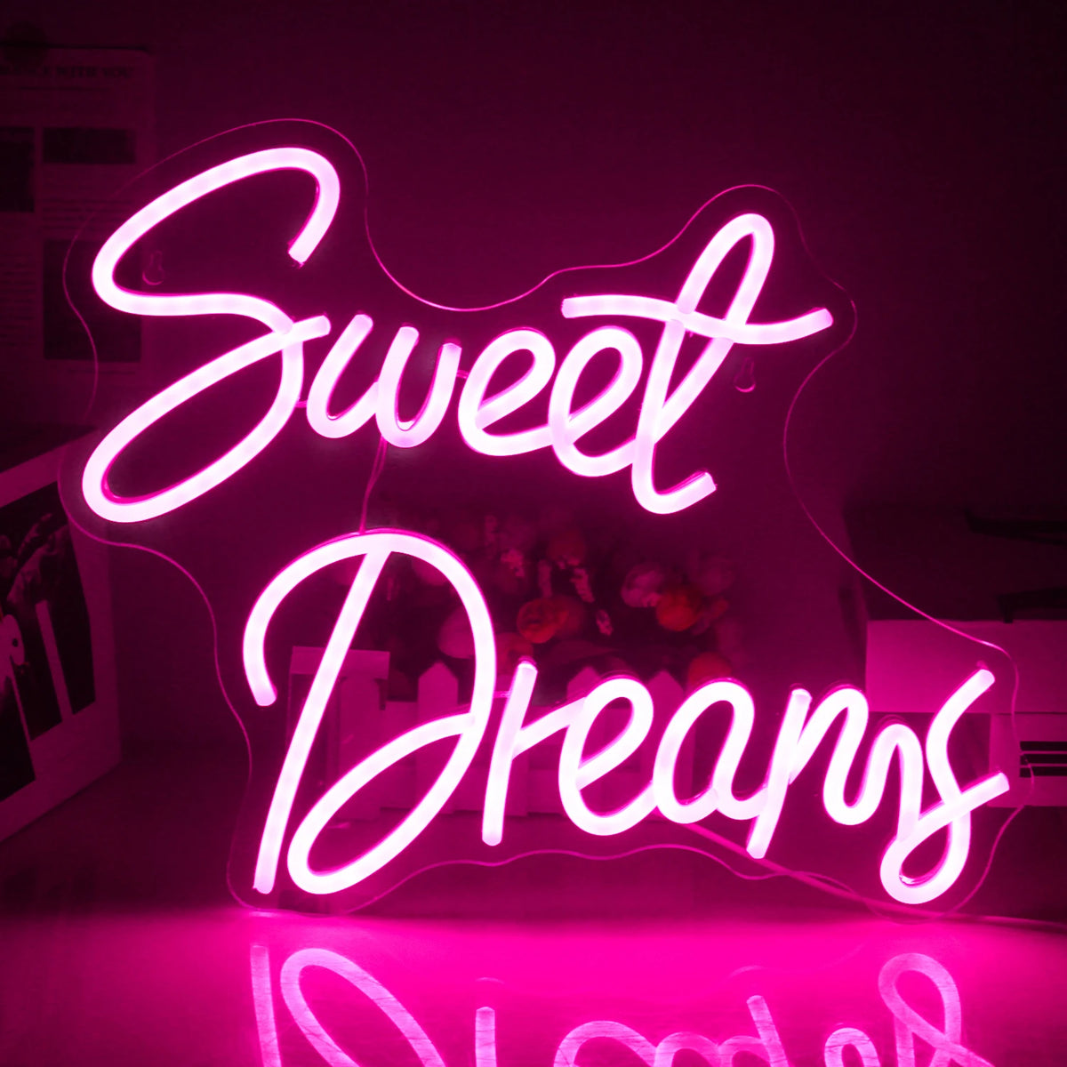 Sweet Dreams – LED-neonskilt (5 V USB)