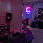 Microphone 5V USB LED Neon Sign - Budget Friendly
