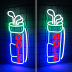 Neonový nápis Golf 5V Mini USB LED – cenově dostupný