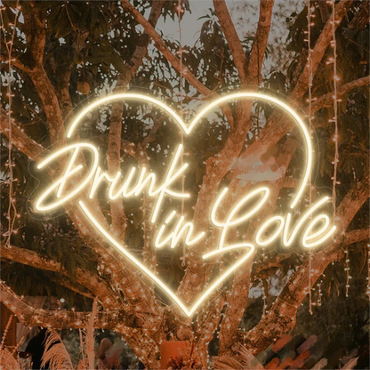 Drunk in Love 5V Mini USB LED Neon Sign - Budget Friendly