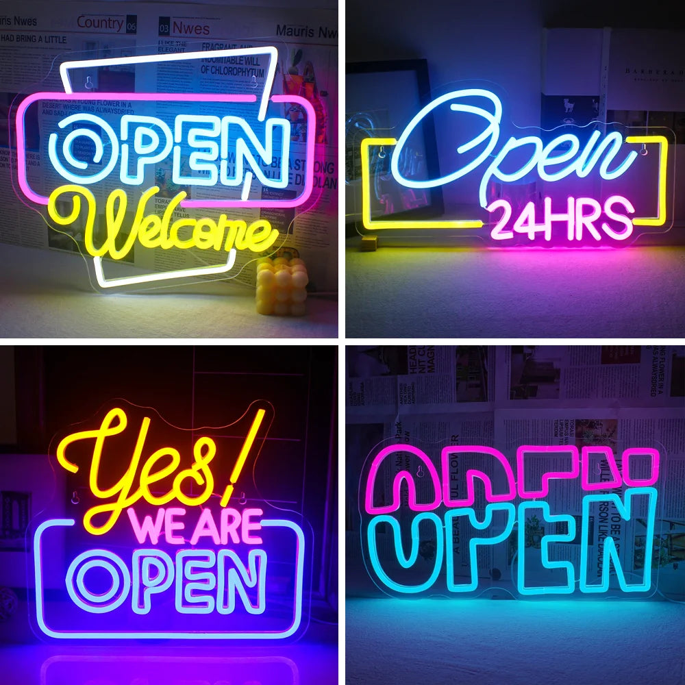 Led Welcome Sign Affordable Custom Welcome LED Neon Signs for Home – The Art Neon