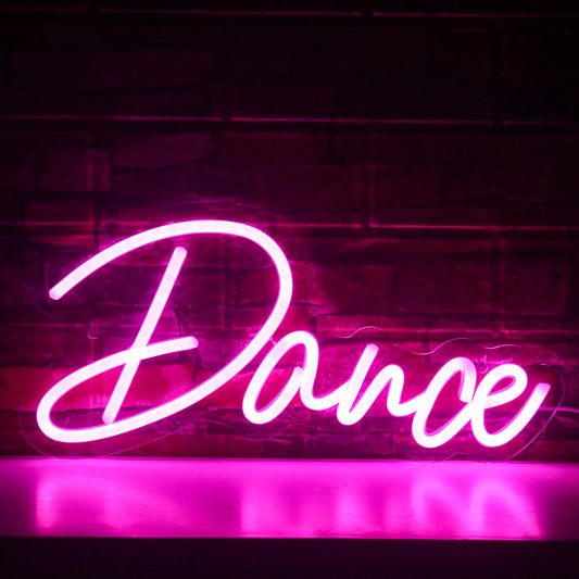 Dance 5V Mini USB LED Neon Sign - Budget Friendly