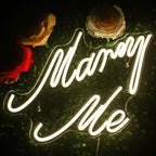 Marry Me – LED neonski napis (5 V USB)
