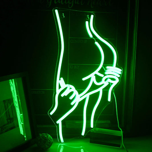 Sexy Lady 5V Mini USB LED Neon Sign - Budget Friendly