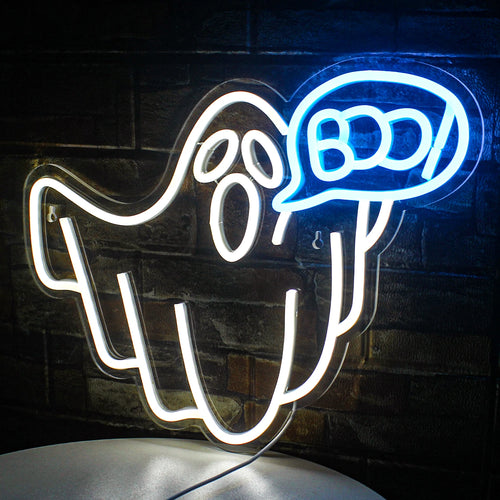 Boo – Boblebogstaver – LED-neonskilt (5 V USB)