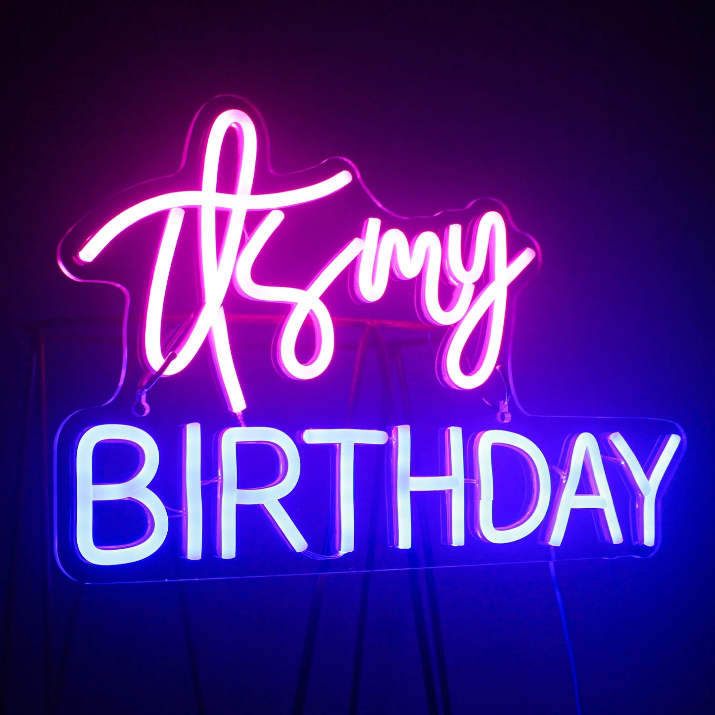 My Birthday 5V Mini USB LED Neon Sign - Budget Friendly