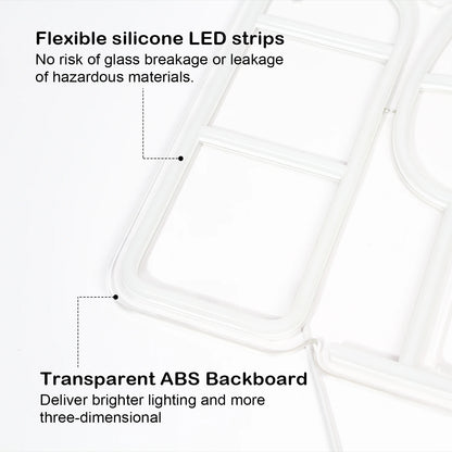 Semn Luminos LED USB 5V "Champagne BAR" - Economic
