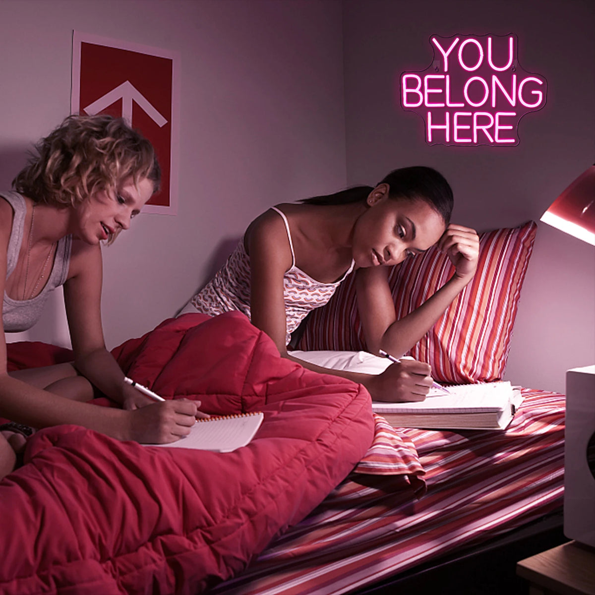 You Belong Here – LED неонова табела (5 V USB)