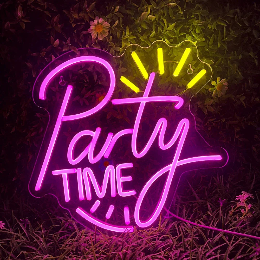 Neonový nápis LED Let's Party 5V Mini USB LED – cenově dostupný