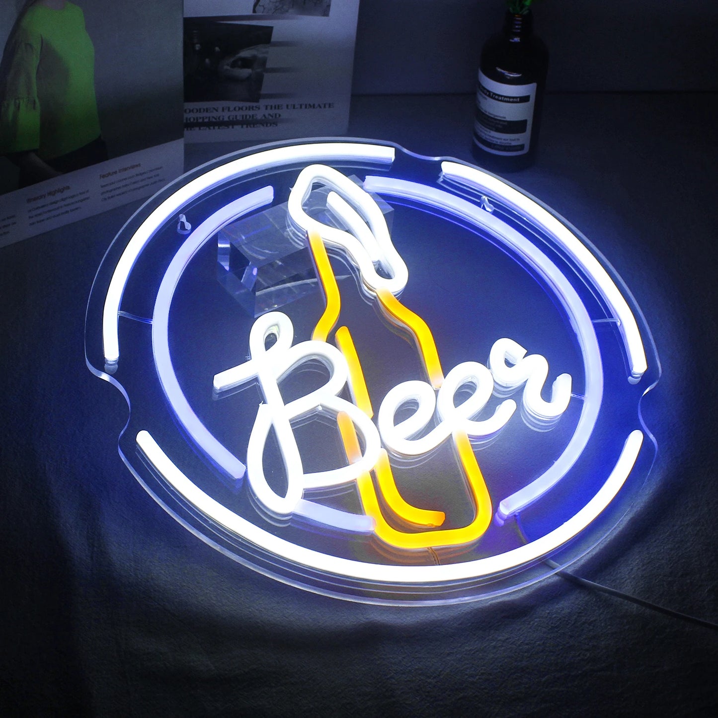 Bar Beer 5V Mini USB LED Neon Sign - Budget Friendly