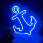Nap és szörfdeszka – LED-neon dekoráció (5 V USB)