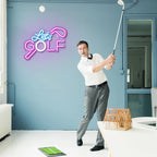 Let's GOLF – Kij golfowy – neon reklamowy LED (5 V USB)