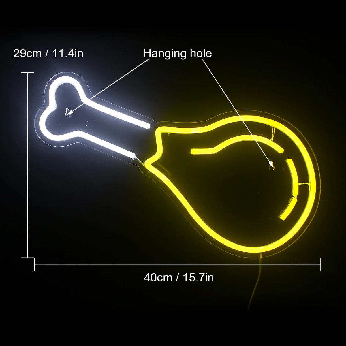 Kanakoib – LED-neoonsilt (5 V USB)