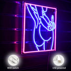 Kontur kobiecego ciała – neon LED (5 V USB)