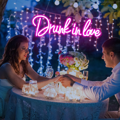 Drunk In Love 5V Mini USB LED Neon Sign - Budget Friendly