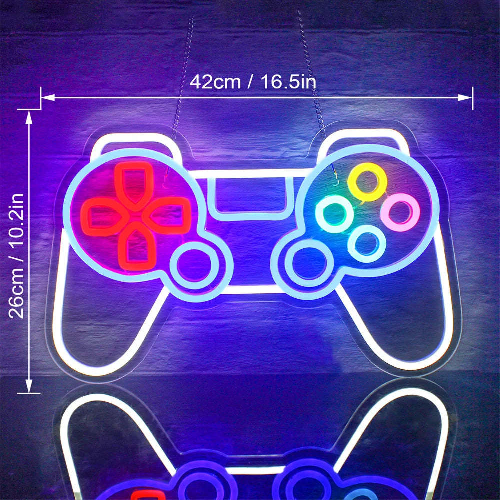 Gamer 5V Mini USB LED Neon Sign - Budget Friendly