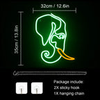 Elephant 5V USB LED Neon Sign - Budget Friendly